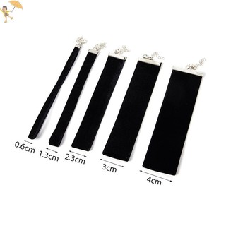 [Gou] Vòng cổ Choker nhung đen thời trang Ruy băng cho dây chuyền cổ nữ Goth gợi cảm VN