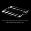 TUYỆT VỜI 10 Cái / bộ Kệ Ký Nhãn, Giá Đựng Thẻ Tự Dính Trong Suốt, Giá Đỡ Thẻ Tên Acrylic Bền Đẹp Siêu Thị