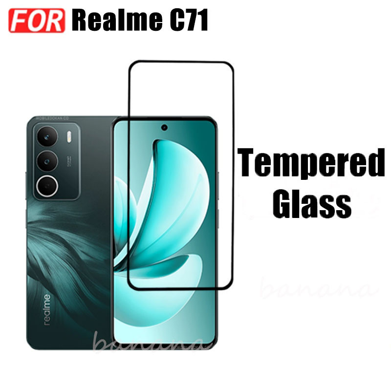 Ốp điện thoại di động chống rơi 3 TRONG 1 Realme C71 cho Realme C73 C75 C75X Phim kính cường lực + Phim ống kính