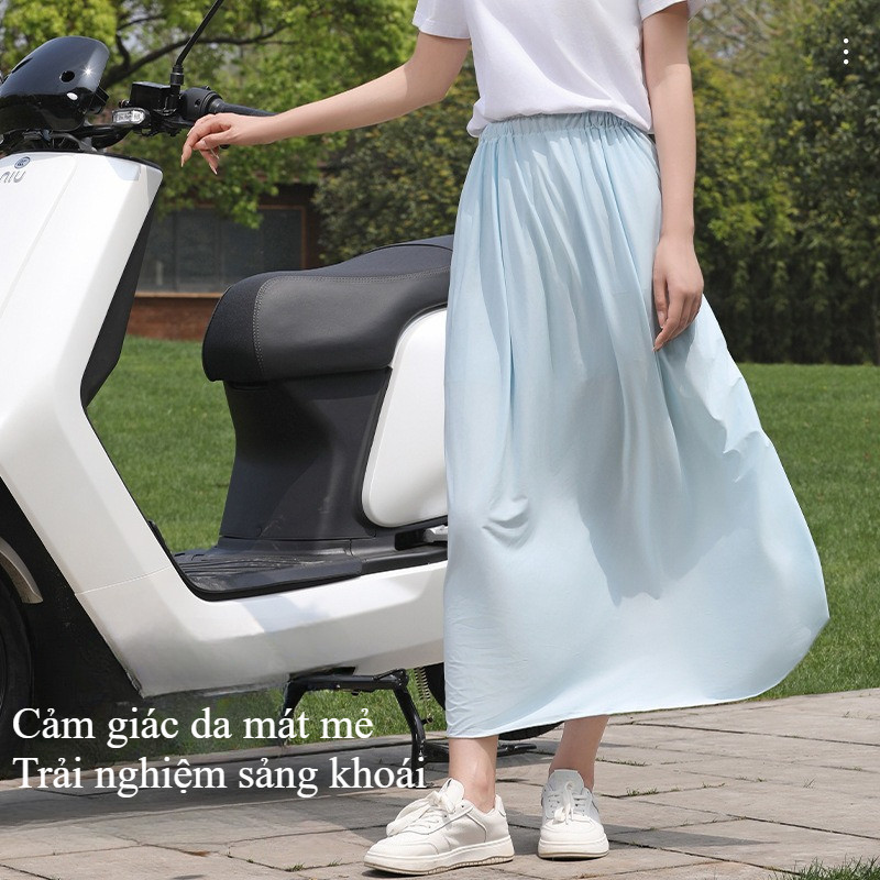 Váy Quây Chống Nắng Nữ,UPF50++,Chất Liệu Băng Lụa Lạnh Chống Tia UV,Freesize