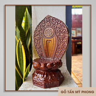 Đế đài sen để tượng Phật | Đôn gỗ hoa sen | Tháp tỏi | Đế sen Đôn tượng | Tựa lá bồ đề | Gỗ tự nhiên
