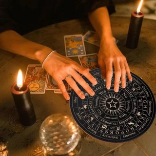 Bảng Bói Toán Dowsing KHÔNG GỈ, Đồ Dùng Phù Thủy Altar Bảng Con lắc Ngôi Sao Siêu Vật Lý, Đĩa Quyết Định Phép Thuật Bảng Tin Thiền