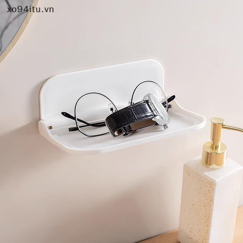 Xoitu Treo Tường Gấp Kệ Tiết Kiệm Không Gian Lưu Trữ Giá Đỡ Điện Thoại Không Đục Lỗ Wifi Router Khay Bảo Quản Nhà Tổ Chức VN