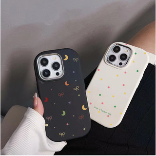 Ốp Lưng Cho Xiaomi Mi 13T 12 11 Lite POCO X3 X5 NFC F5 Pro GT X3PRO Redmi Note 12 5G Nơ Màu Hồng Chấm Bi INS Mạ Ống Kính Kim Loại Cặp Đôi Vỏ Điện Thoại Dễ Thương