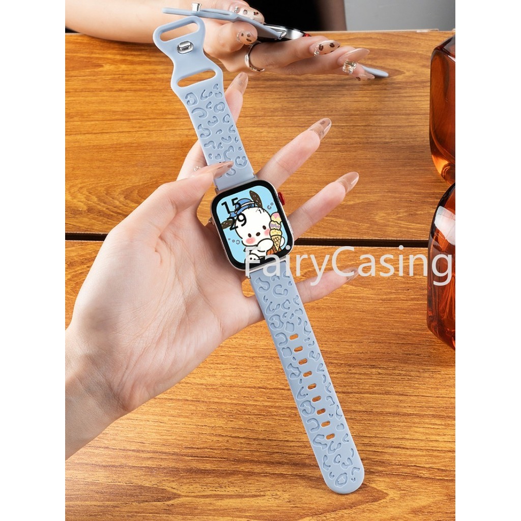 Dây đeo silicon in họa tiết da báo cho Huawei Watch Fit 3 Vòng đeo tay khắc cho Correa cho Huawei Fit3 Dây đeo đồng hồ thể thao Accesorios