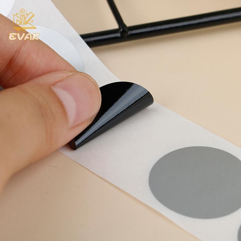 Alittlesetrtu 300 Chiếc Tròn Bạc Trầy Xước Miếng Dán 1 Inch Scratc Tắt Nhãn Dán VN