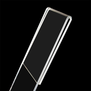 In mã QR Code theo yêu cầu, QR mica chữ L trong suốt, Kệ mica, quét mã QR ngân hàng, menu, Kệ QR để bàn lễ tân, bàn ăn..