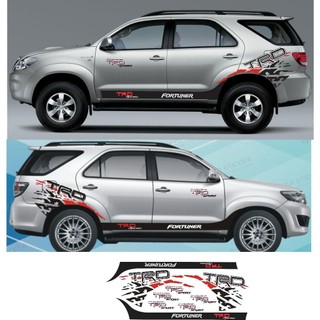 Tem dán sườn xe toyota fortuner, tem xe ô tô 7 chỗ tem dán sườn xe thể thao các dòng ford everest, mitsubishi, mazda