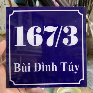 Biển số nhà, bảng phòng ban, bảng công ty in UV cao cấp rõ nét, bền màu