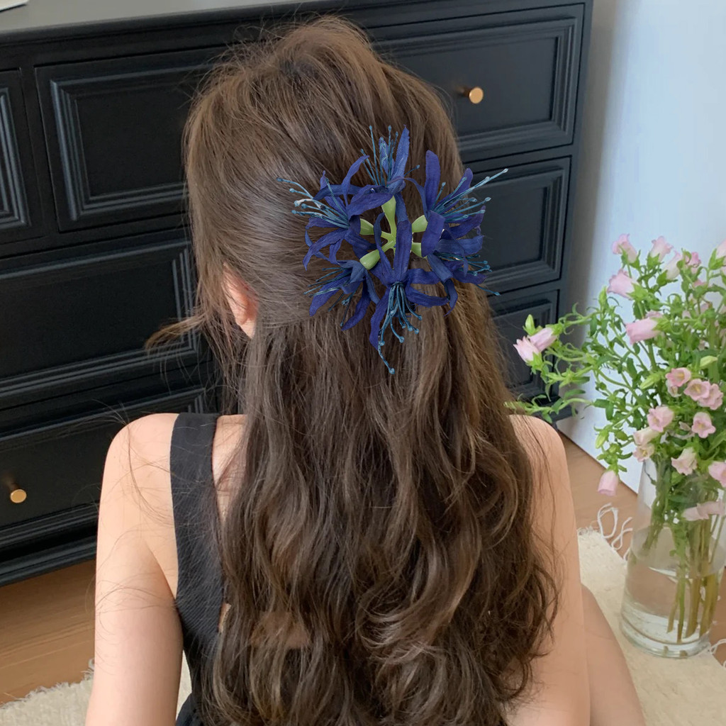 Cô Gái Hàn Quốc Đuôi Ngựa Barrettes - Vintage Thanh Lịch Tiệc Cưới Mỏ Vịt Kẹp Tóc - Tiệc Thời Trang Ngày Lễ Mũ