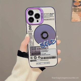 Ốp Lưng 3 in1 Retro Records Cho OPPO K12X K9S K12 K12S K13 Turbo Vỏ Điện Thoại Matte Silver IMD Cứng Chống Rơi Vỏ Bảo Vệ