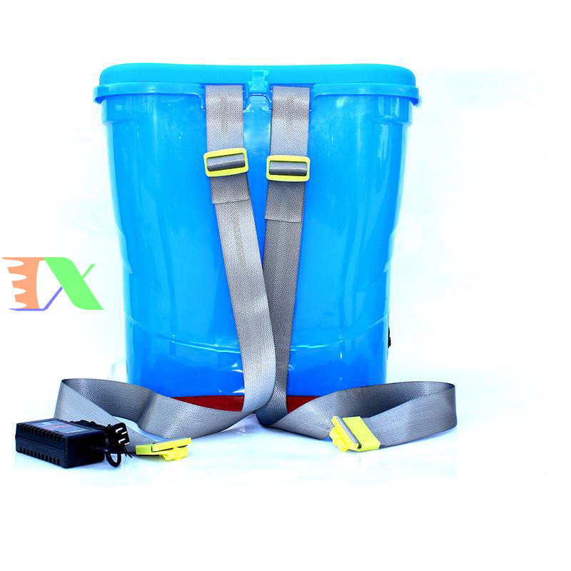 Máy Rải Phân Chạy Điện TMP-05 Tháp Xanh 12V 8Ah – Máy Bón Phân, Gieo Hạt Cầm Tay Đa Năng Năng Suất Cao