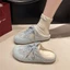 phong cách Hàn Quốc Dép sandal nữ mũi kín không gót thoải mái mẫu hot