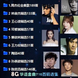 Trung Quốc Phổ Biến Bộ Sưu Tập Âm Nhạc u Đĩa Lossless Jay Chou Sun Yanzi Chen Yixun Cổ Điển Bài Hát Xe MP325.6.28