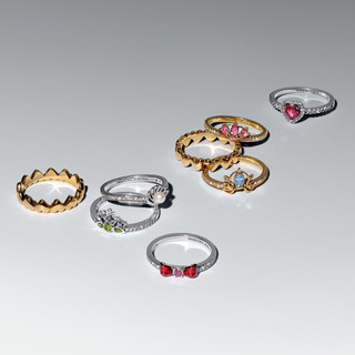 Hàng giao ngay [Mới 2025] Nhẫn công chúa Disney Tiana Tiara