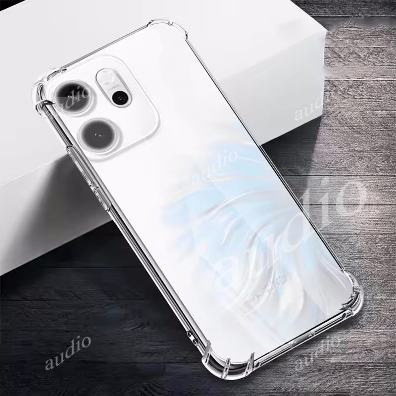 Ốp điện thoại TPU mềm chống rơi bốn góc chống sốc OPPO Reno14 F 5G cho Oppo Reno 14F 5G Silicon mềm bảo vệ trong suốt Ốp lưng cho OPPO Reno14F OppoReno14 F 5G Coque