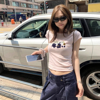 áo baby tee ôm body hồng đồ girl phố style thời trang hè Eleclassm áo thun local brand