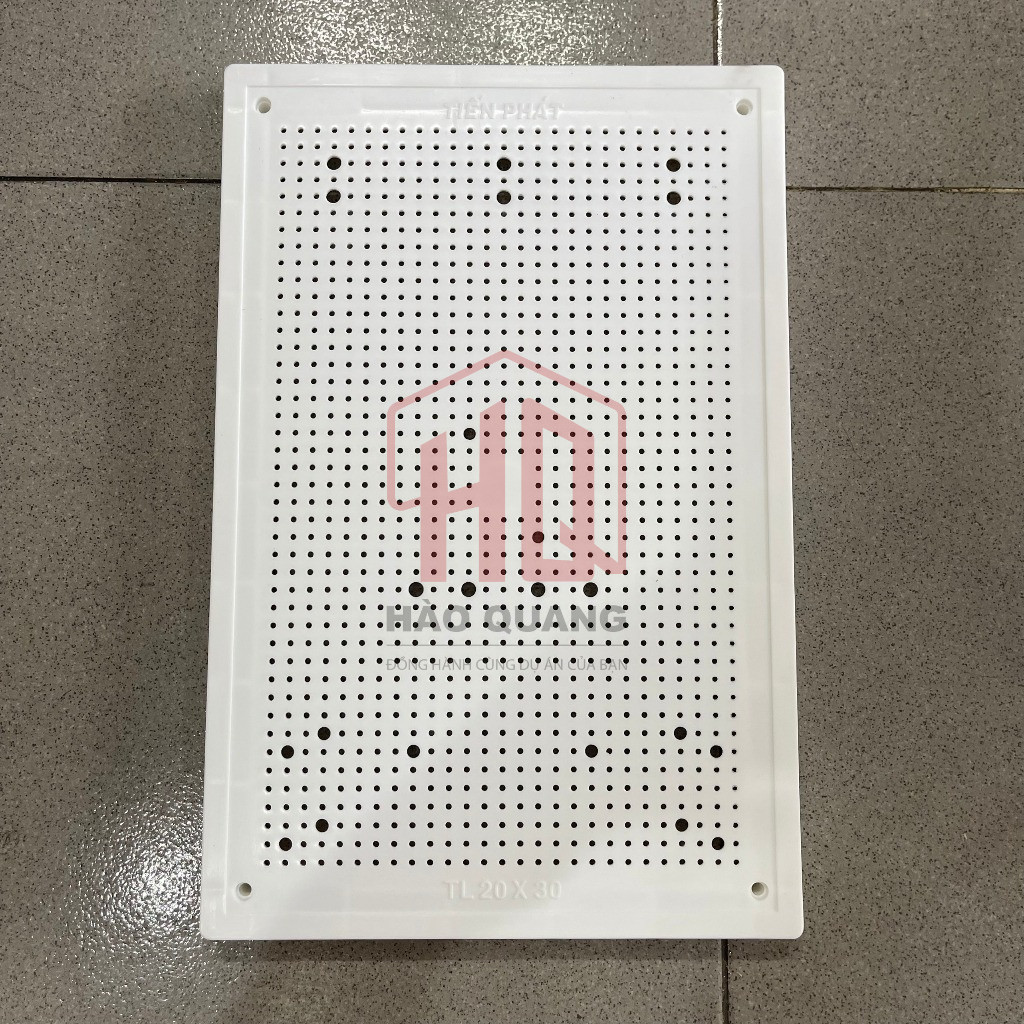 Táp Lô Điện Nhựa 16x20cm Loại Tốt – Bảng Gắn Linh Kiện, Khoan Sẵn Nhiều Lỗ, Dễ Lắp Đặt