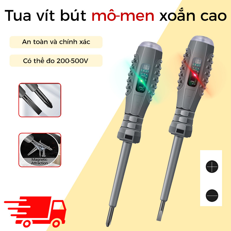 Bút Thử Điện Chuyên Dụng Cho Thợ Điện  phát hiện 70V-600V Máy dò nguồn cảm ứng không tiếp xúc AC tuốc nơ vít