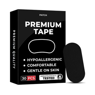 EBINLANDS 30 Cái / hộp Dải Thoáng Khí, Băng Miệng Loại Bỏ Đau Không Gây Dị Ứng Để Ngủ, Băng Micropore Có Thể Tái Tạo Da Nhiều Màu Di Động Dừng Thở Miệng