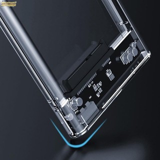 Vườn Trong Suốt Bên Ngoài Ổ Cứng 2.5or3.0 Inch HDD SSD Ốp Lưng Micro-b Sang USB3.1 4TB Vỏ Ổ Tương Thích UASP SATA III Laptop Mới