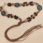 Phong Cách Bohemian Dệt Nước Phong Cách Dân Tộc Hạt Nữ Thắt Lưng Kỳ Nghỉ Phong Cách Dây Thắt Lưng ELWW