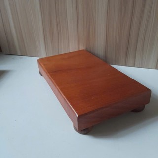Đôn Gỗ, Đế Gỗ chữ nhật nguyên khối dùng đặt tượng, bonsai, ấm trà, thác khói trầm hương