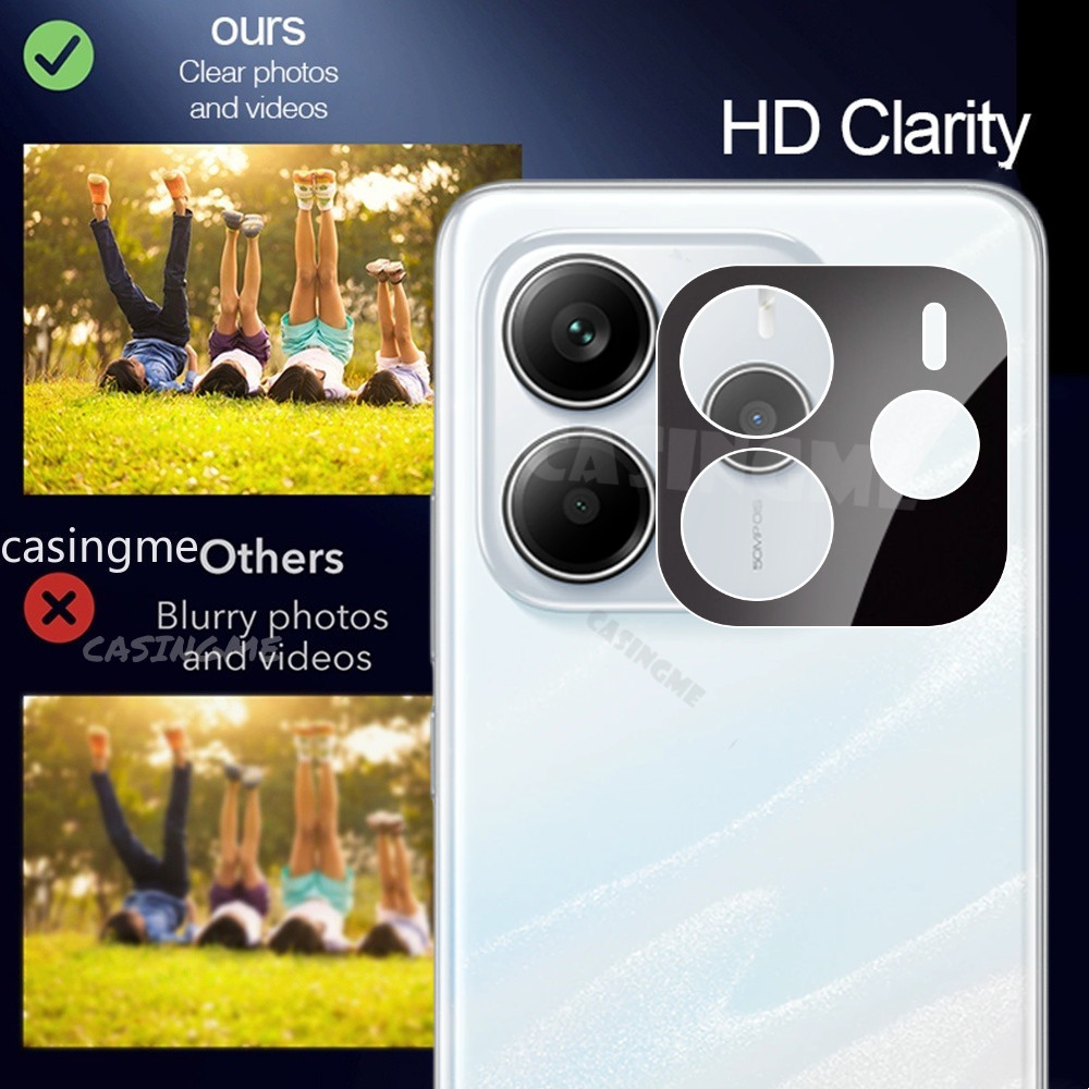 Ống kính máy ảnh 3D cho Redmi Note 14 5G 2025, Note 14 4G/5G, Note 14 Pro Plus, bảo vệ máy ảnh, cường lực Full Cover, phim bảo vệ camera