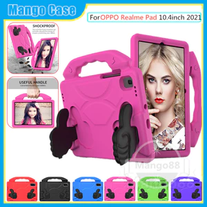 Ốp Lưng Cho OPPO Realme Pad 10.4 Inch 2021 WIFI Trẻ Em Eva Chống Sốc An Toàn Trẻ Em Thân Thiện Với Tay Cầm Đứng Ốp Lưng An Toàn Bọt Hỗ Trợ Giá Đỡ Trẻ Em Học Kinh Doanh Vỏ Chống Sốc