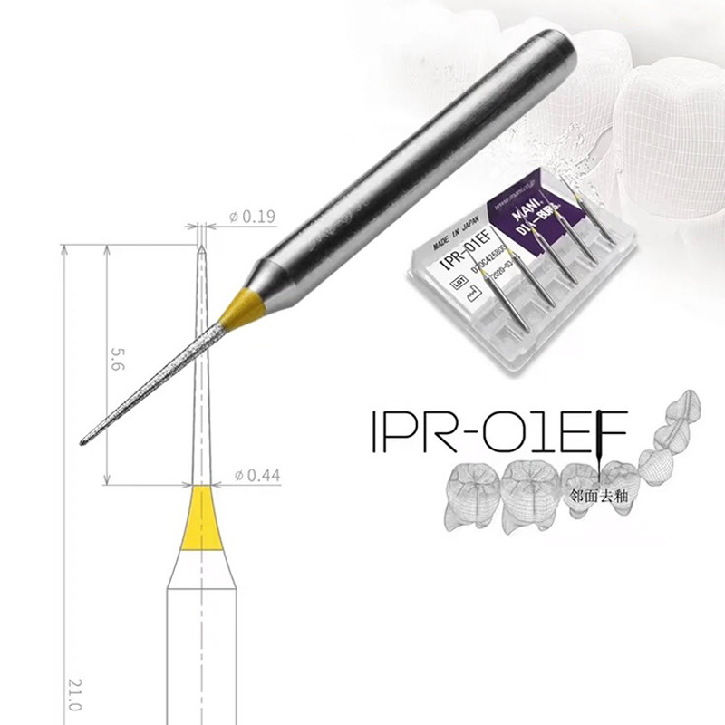 5 Cái / bộ Kim Cương IRP 01EF Cho Ortho Burs Bộ Giảm Men Interproximal ...