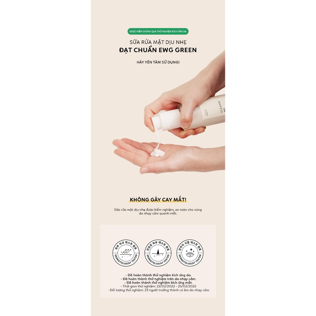 Sữa rửa mặt làm sạch sâu lỗ chân lông SIORIS CLEANSE ME SOFTLY MILK CLEANSER 200ml | DAMDAVN