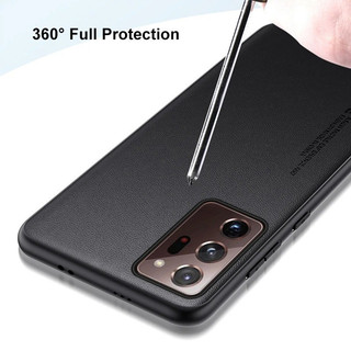 Ốp lưng cho Samsung Galaxy Note 20 / Note 20 Ultra 5G Vỏ da PU mờ sang trọng chống sốc