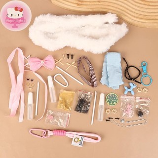 Moonlights Sang Trọng Mèo Con Mặt Dây Chuyền Handmade Tự Làm Chất Liệu Gói Bé Gái Đồ Chơi Trẻ Em Quà Tặng Dễ Thương EN