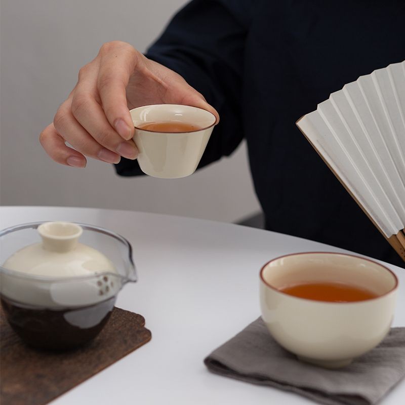 ✨Bộ trà du lịch di động Cốc nhanh Một nồi Hai cốc Cắm trại ngoài trời Bộ du lịch Bộ trà Kung Fu