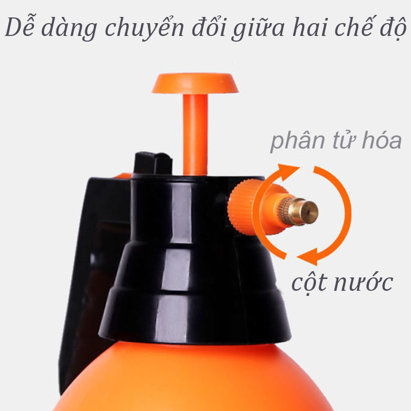 Bình xịt tưới cây Áp Suất Cao,Dung tích lớn (2L / 3L)，Nó có thể được treo để dễ dàng lưu trữ
