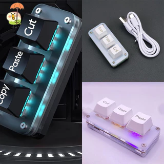 3 phím Mini Cut Copy Paste Ctrl X C V Phím tắt Macro OSU Bàn phím cơ có thể lập trình để chơi game hoặc làm việc
166.900
₫
-13%
Mua 2 & giảm 3%
4.5
Đã bán 47
Nước ngoài