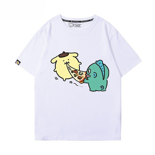 2025 Sanrio Pompompurin Và Những Người Bạn Nàng Tiên Cá Đồ Họa Áo Thun Quá Khổ Rời Phù Hợp Với Mùa Hè Tee