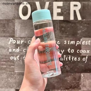 Nuanyangone.vn 200ML Họa Tiết Hoạt Hình Ngoài Trời Uống Chai Cốc Nhựa Chống Rơi Di Động Ngoài Trời Nước Mới