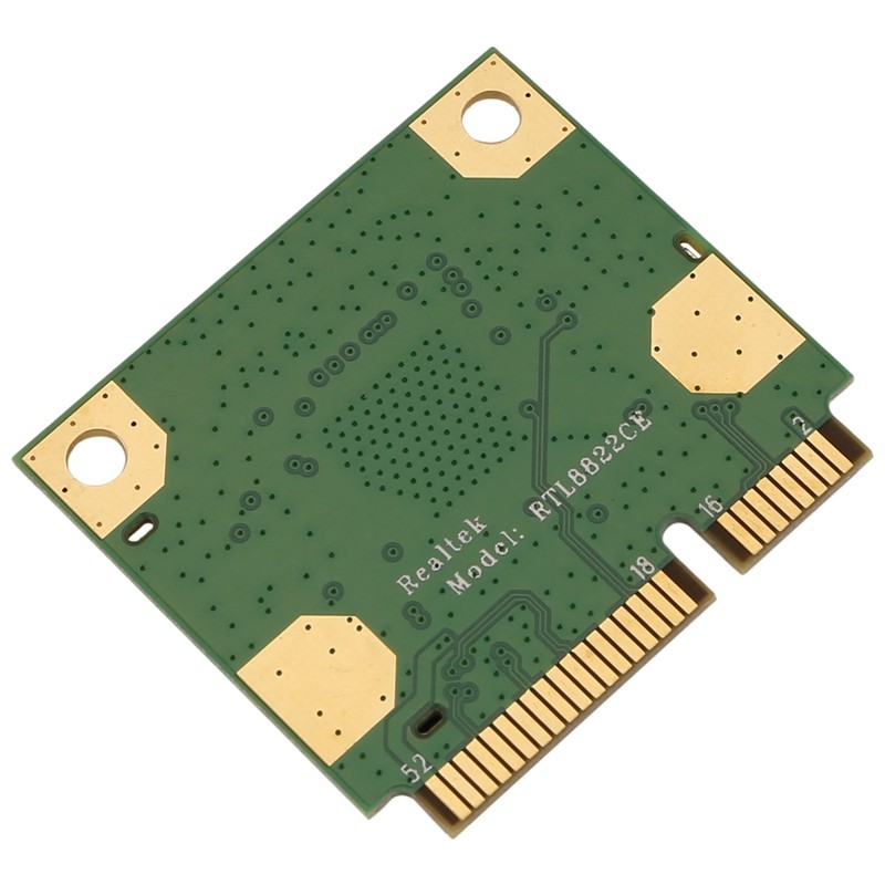 RTL8822CE 1200Mbps 2.4G / 5Ghz 802.11AC Mạng Thẻ WiFi Mini PCIe Bluetooth 5.0 Hỗ trợ Laptop / PC 10 / 11