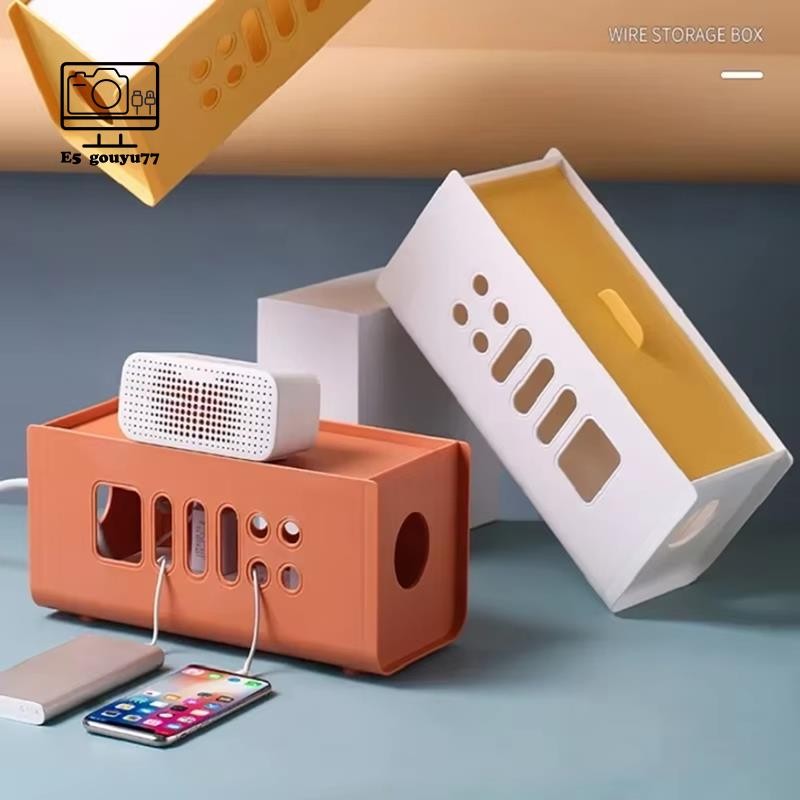 [gouyu77] Hộp sắp xếp cáp cho bàn làm việc - Ổ cắm điện, Giá đỡ dây nguồn, Quản lý bảng cắm trên máy tính để bàn