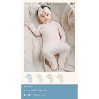 Bubaby BSR110809 Bộ dài tay cài chéo Siro  🔅 K69 T6.0