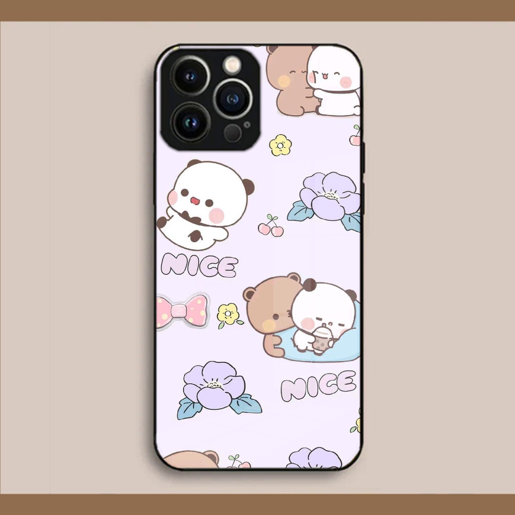 BK-74 Dễ Thương DuDu Ngộ nghĩnh BuBu Ốp lưng Kính Cường Lực IPhone 7 8 11 12 13 14 17,15 16 xs
 Xsmax xr (mini plus pro max)