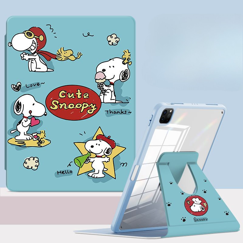 Ốp Lưng Máy Tính Bảng Cho Samsung Galaxy S10 FE + Tab A7 Lite 8.7inch S10ULTRA A9 + S7 + / S8 + / S7FE Tab S6 Lite 2024 S9 FE + Xoay Phim Hoạt Hình Dễ Thương Vỏ Bảo Vệ