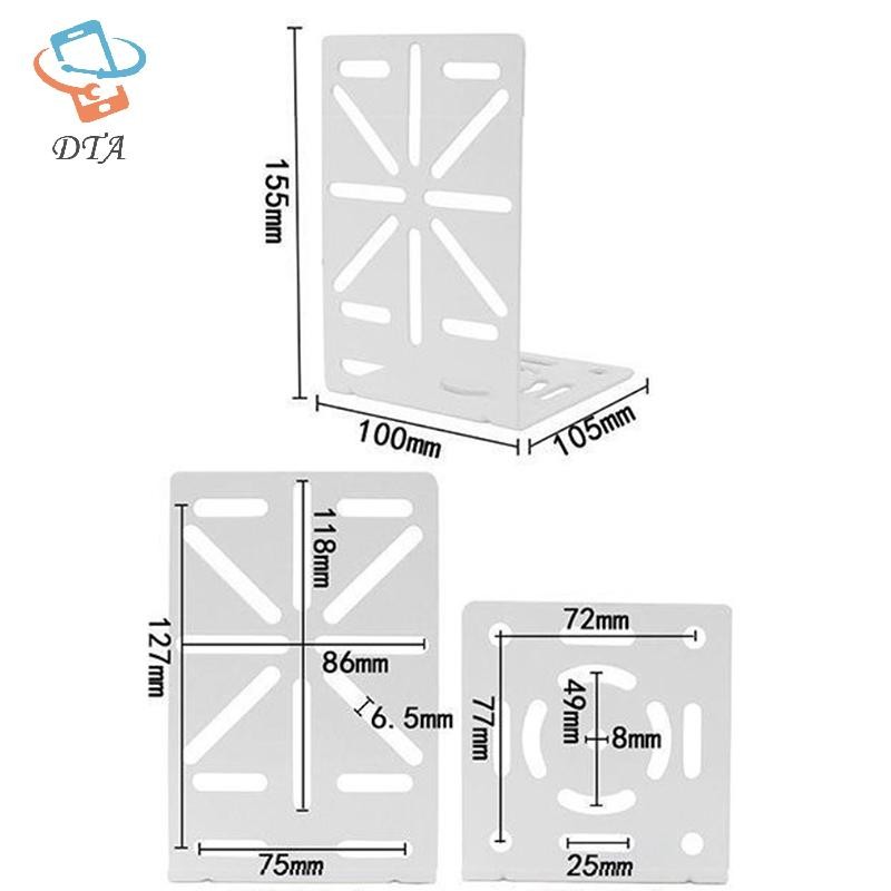 [DTA] Giá đỡ giám sát Camera quan sát PTZ Dome Bộ chuyển đổi Camera gắn phụ trợ Hỗ trợ mở rộng hình chữ L Tấm thép góc phải 90 độ VN
