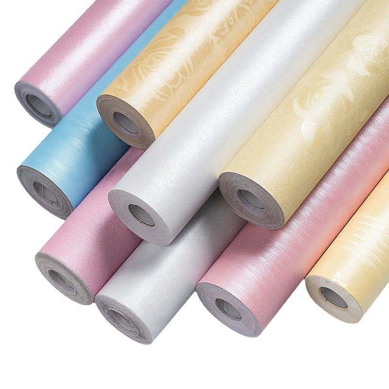 Giấy Dán Tường Tự Dính Hộ Gia Đình Chống Thấm Nước Chống Ẩm Chà Dán Tường Nổi Ấm Ký Túc Xá Phòng Ngủ Nền Tường Giấy Dán Tường