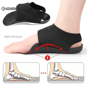 KUZHEN 1 Cặp Hỗ Trợ Vòm Tay Đệm Mềm Mại Đàn Hồi Gel Miếng Lót Vải Vòm Tất Để Bàn Chân Phẳng Giảm Đau Plantar Fasciitis Gót Chân HOT