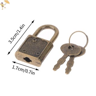 [GOU] 1 Bộ Ổ Khóa Hình Chữ Nhật Khóa Phần Cứng Hành Lý Có Khóa Chìa Khóa Du Lịch Hộp Trang Sức Cưới Nhật Ký Vali VN
