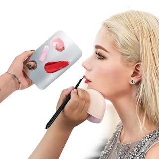 Bảng Trộn Trang Điểm Khay Trộn Thép Không Gỉ Thìa Dụng Cụ Trộn Kem Nền Móng Tay-Art