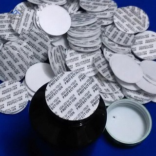ELBBKG 200 Chiếc Bọt Áp Lực Tự Dính Nhạy Cảm Nắp Đường May Tam Giác Lót Chống Kín Lót Cho Lọ Mỹ Phẩm Chai Nồi 20MM-82MM Mới