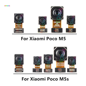 Phía Trước Phía Sau Camera Cho Xiaomi Poco M5 M5s Mặt Trước Selfie Mặt Sau Chính Mô Đun Camera Rộng Linh Kiện Cáp Mềm